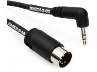 <b>BOSS BMIDI-2-35 cabo ficha TRS stereo angulado 3.5 mm e ficha MIDI standard 5-pinos com 60 centimetros comprimento Garantia Vitalícia</b> <b>BOSS BMIDI-2-35 cabo ficha TRS stereo angulado 3.5 mm e ficha MIDI standard 5-pinos com 60 centimetros comprimento Garantia Vitalícia</b>